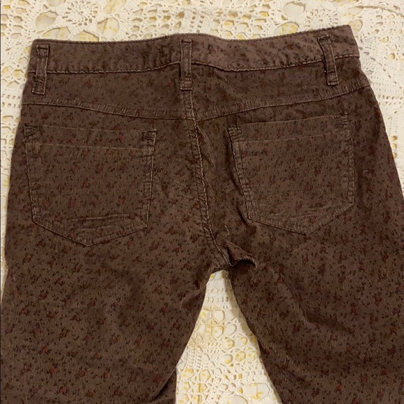 Free People Ditsy Floral Print Cord Pants - Picture 5 of 7